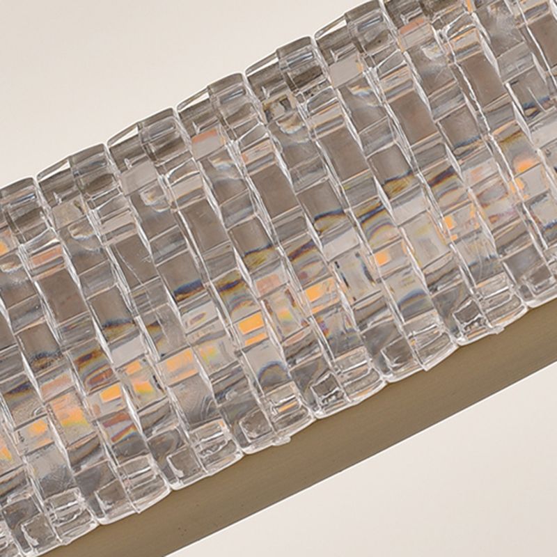 Circle Shade Metal Chandelier Lights Modern Chandelier Lighting Fixtures in Gold