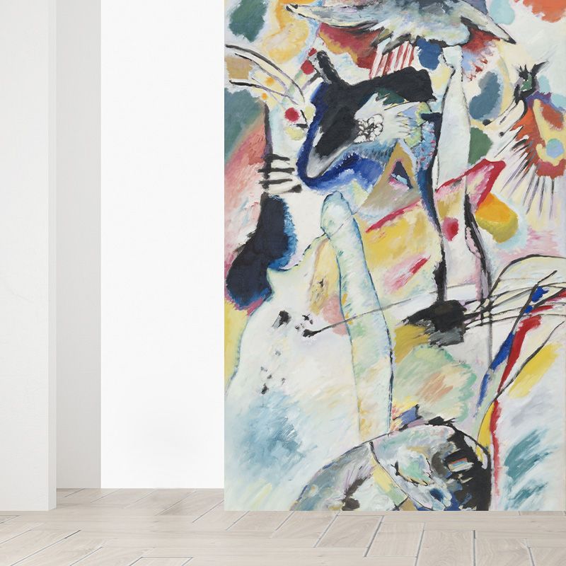 Illustration Abstract Wallpaper Mural Full Size Wall Art for Hallway, Made to Measure