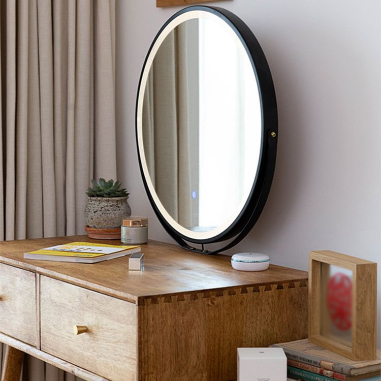 Contemporary Solid Wood Make-up Vanity Home Vanity Desk with Mirror