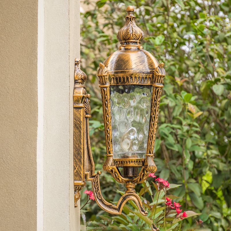 Luce di applique da parete in vetro Luce da parete in stile vintage Luce