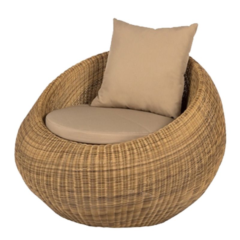 Rattan Outdoor Patio Sofa Tropical Style Simple Leisure Patio Sofa