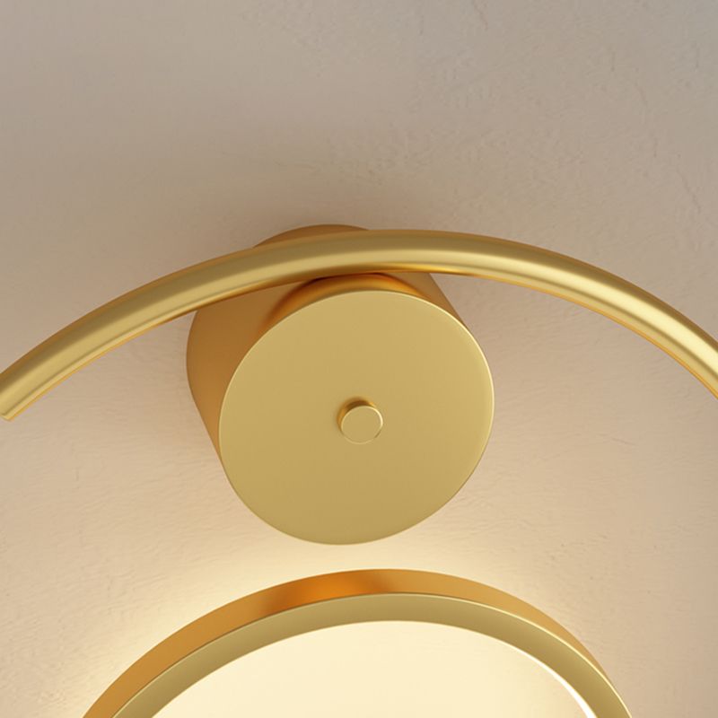 Stile per bambini a forma unica luci da parete in metallo lampade montate