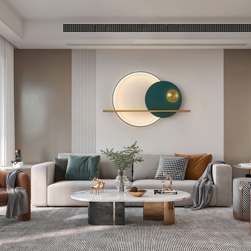 Geometry Shape Metal Wall Lights Modern Style Wall Mount Lighting