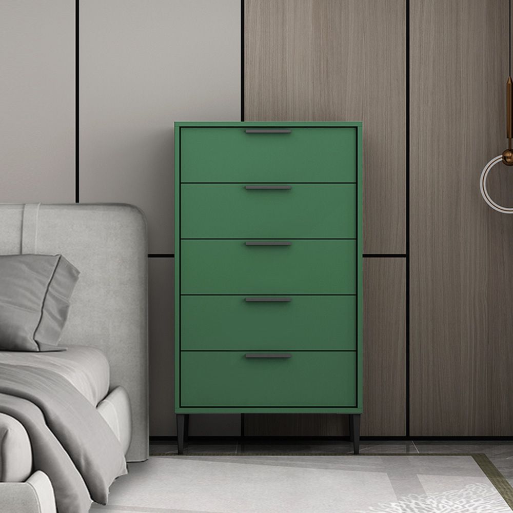 Contemporary Vertical Wood Dresser Bedroom Lingerie Chest Dresser with Drawer