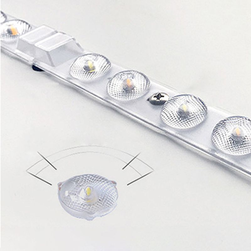 Metal Geométrico Nivelado De Montaje De Iluminación Techo Techo De Iluminación Estilo Moderno 1-Luz De Descarga De Luz