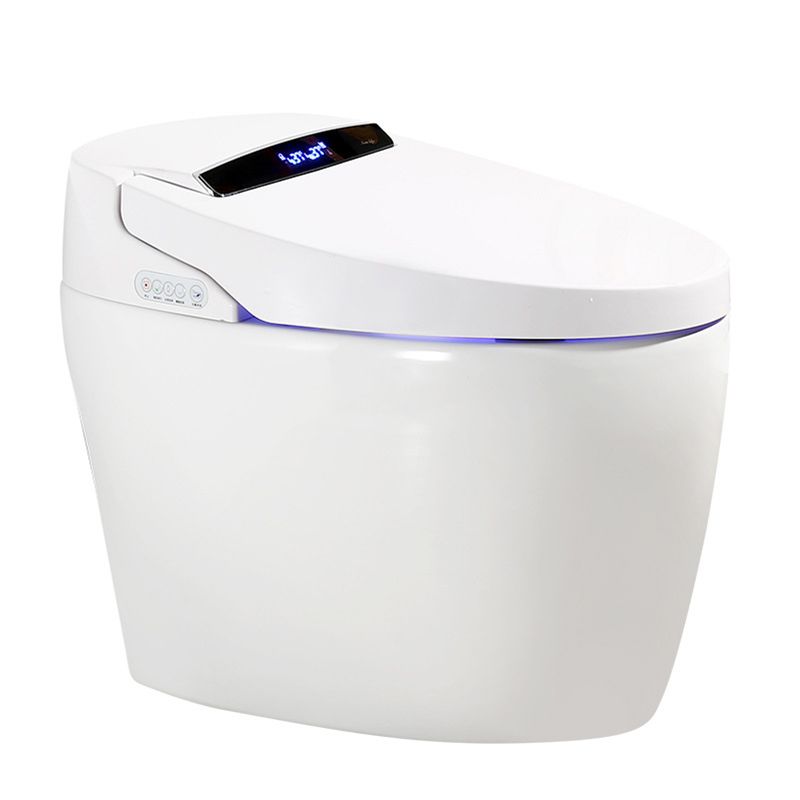 Modern Porcelain Flush Toilet Floor Mounted Siphon Jet All-In-One Toilet