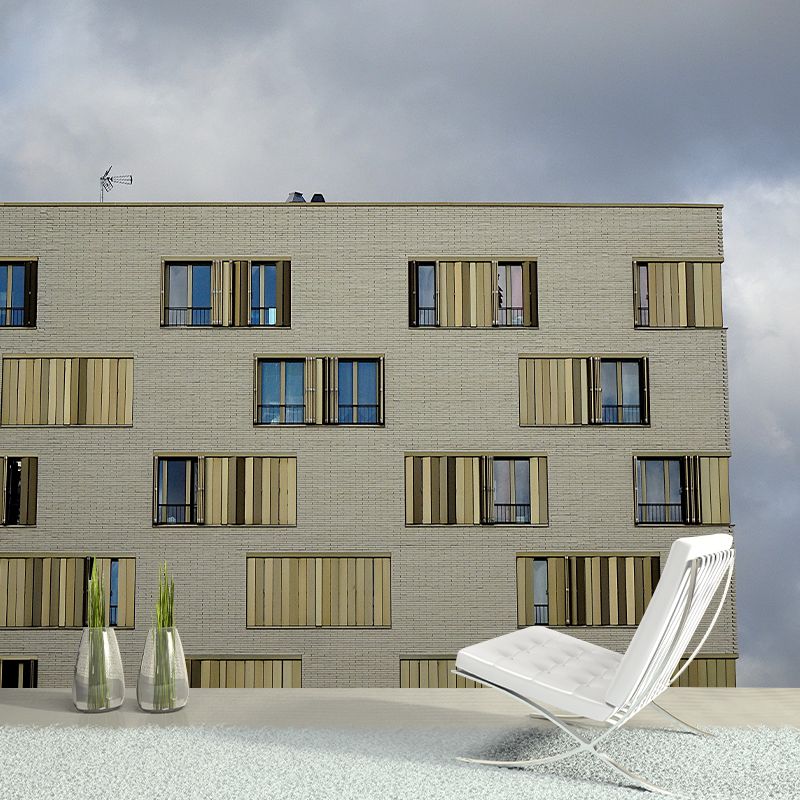 Modern Building Wall Covering for Home Decor Customized Mural Wallpaper