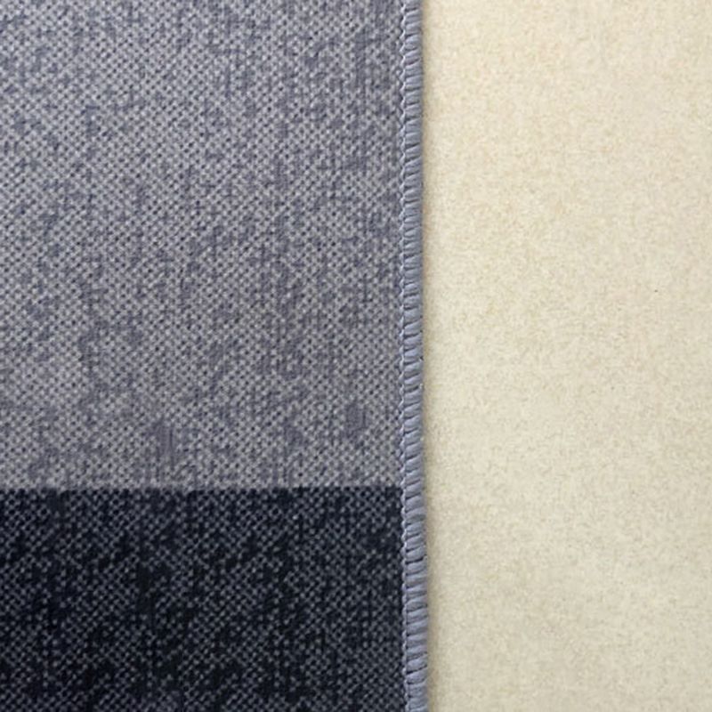 Color Gradient Rug Rectangle Shape Stain Resistant Rug for Home Decor