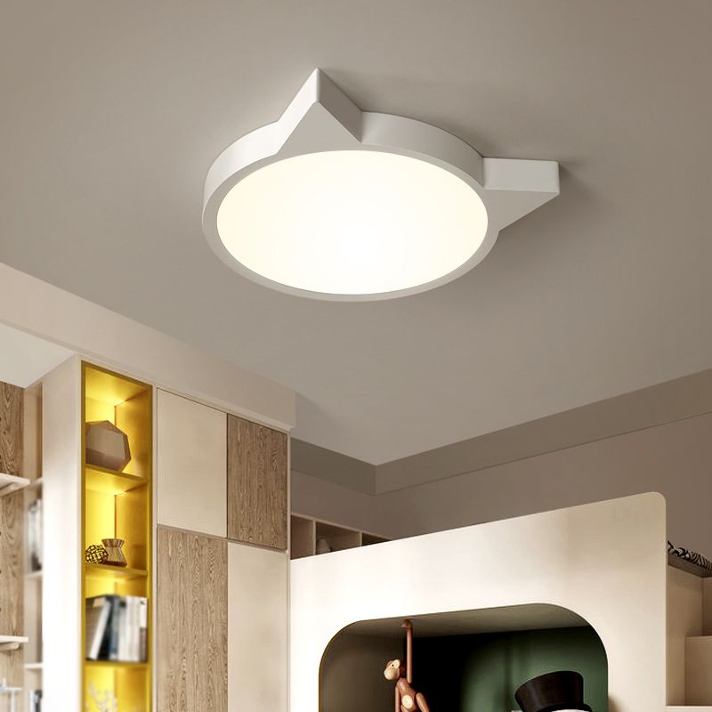 Nordic Simple Ceiling Light Metal LED Flush Mount Lighting for Bedroom