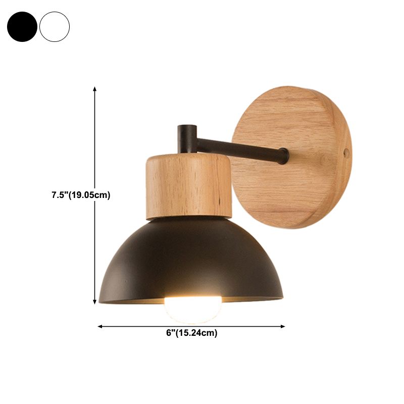 Modern Bowl Shape Wall Sconce Lights 1 Light Wall Light for Living Room