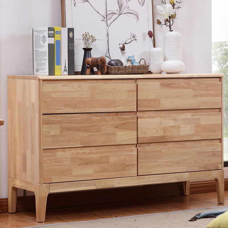 Contemporary Wooden 16"Wide Chest Bedroom Storage Chest with Drawers