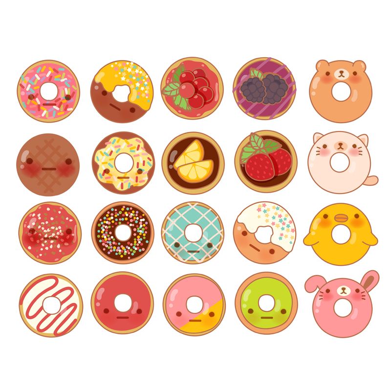 Delicious Foods Wall Paper Mural for Childrens Bedroom, Multi-Color, Made to Measure