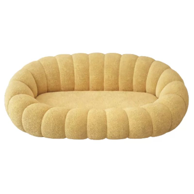 Contemporary Sofa with Swen Pillow Back 39.37" Wide for Living Room