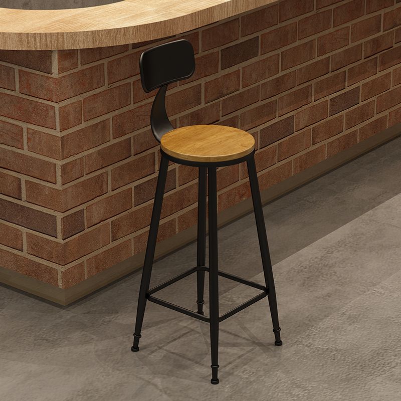 1/6/11 Pieces Industrial Iron Bar Table Set Rectangle Pine Wood Bistro Set with Footrest