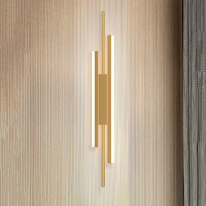 Nueva lámpara de montaje de pared acrílica moderna de 1 luces apliques de pared lineal para sala de estar