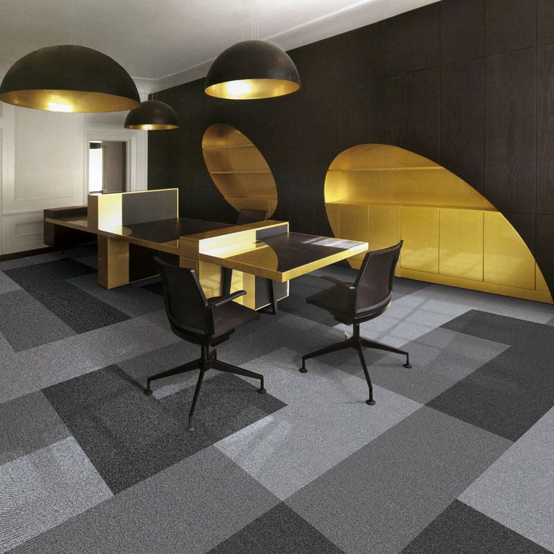 Carpet Tile Level Loop Glue Down Fade Resistant Carpet Floor Tile