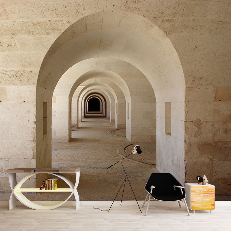 Space Extension Wallpaper Mural Water Resistant Modern Living Room Wall Art