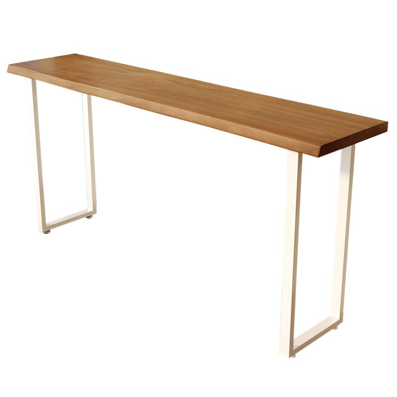 Contemporary Bar Table Set 1/4 Pieces Solid Wood Counter Height Set