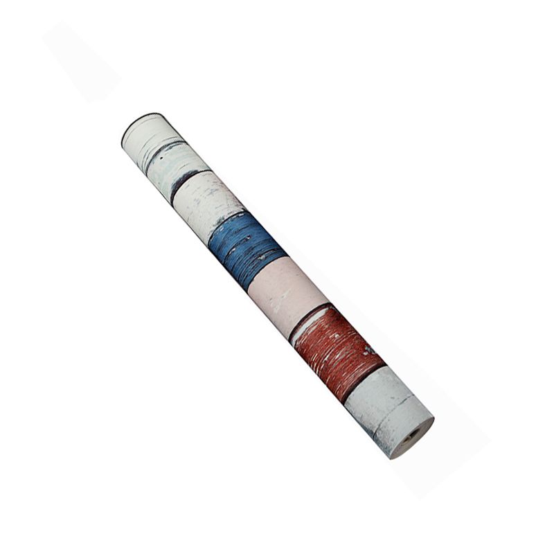 PVC Washable Wallpaper Countryside Repurposed Wood Planks Wall Covering for Living Room