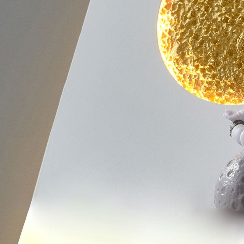 Metal Geometric Wall Lighting Kid 1-Light Wall Mount Light Fixture (Decoration Included)