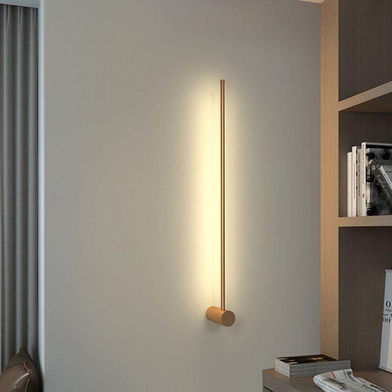 Moup de montant à bande longue lumière simple, application murale de surface LED simple pour le couloir