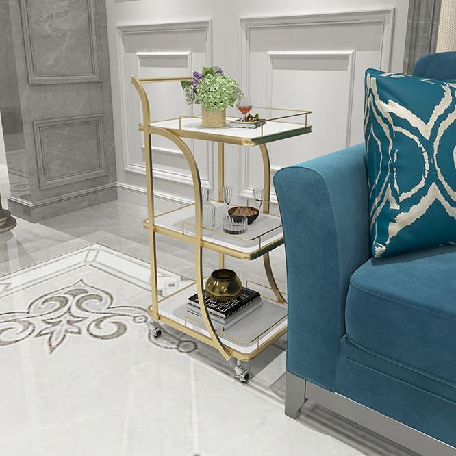 Contemporary Style Prep Table Stone Rolling Prep Table for Kitchen