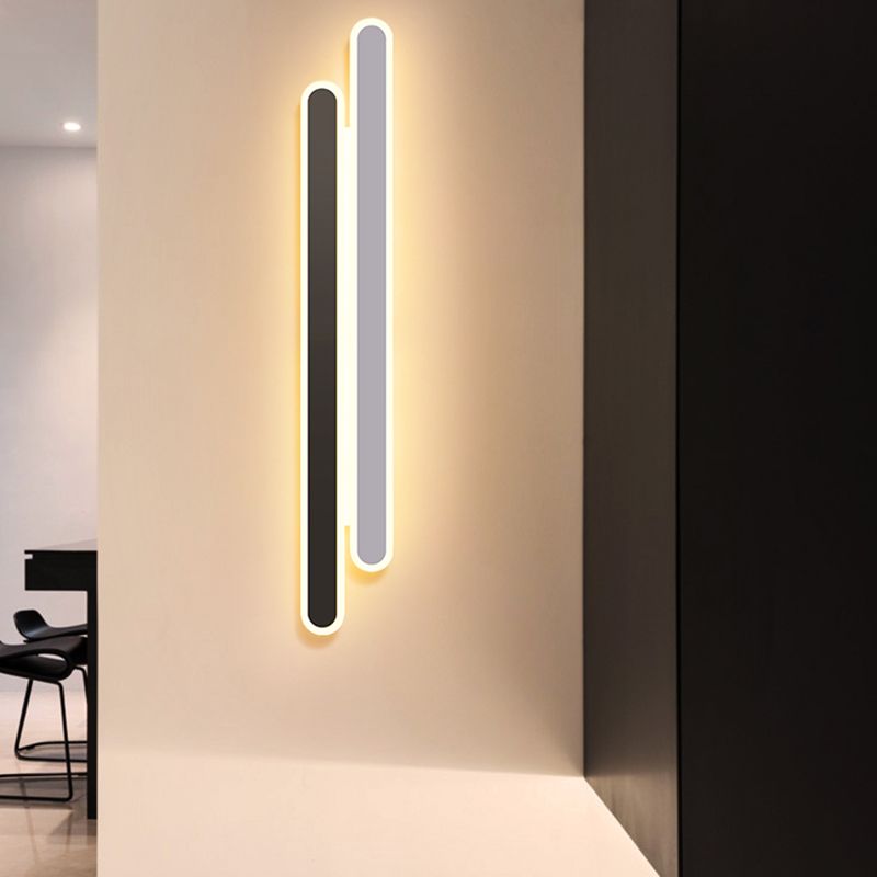 Modern Style Wall Mount Light LED Wall Sconce Light with Acrylic Shade for Bedroom
