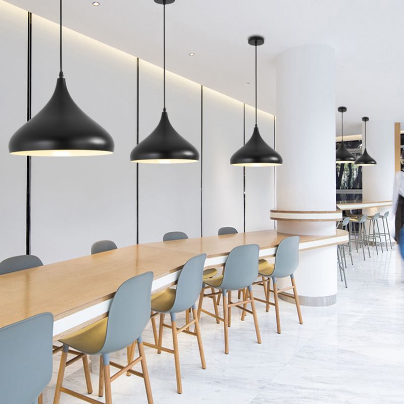 Macaron Matel hangend licht, Noordse traanschaduw 1-licht hangerverlichting