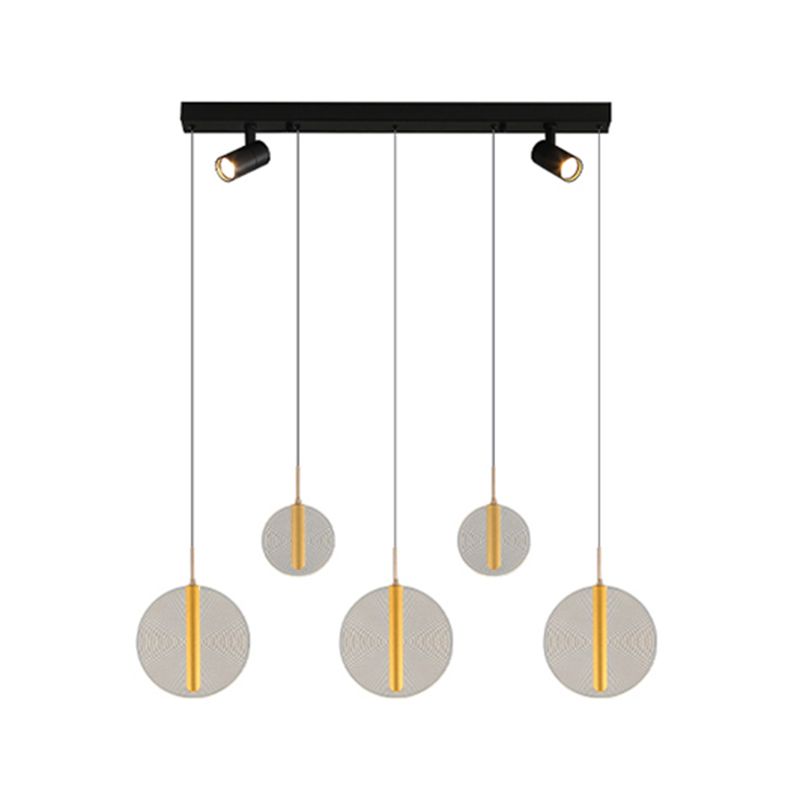 Unique Shape Island Lights Modern Style Metal Pendant Light Fixtures