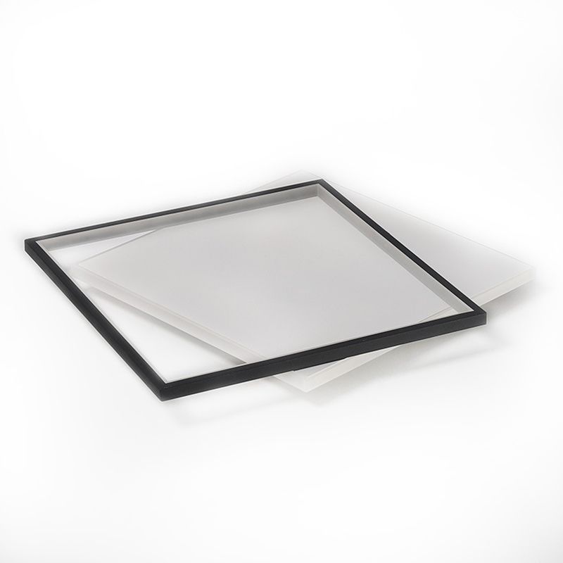 Ultra-thin Flush Mount Lighting Simplicity Metal Black-White LED Ceiling Lamp for Living Room