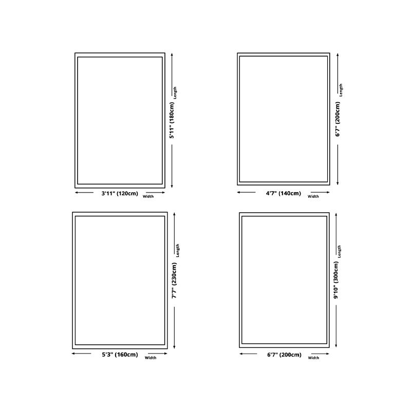 Grey Modern Carpet Geometric Patterns Polyester Washable Rug for Drawing Room