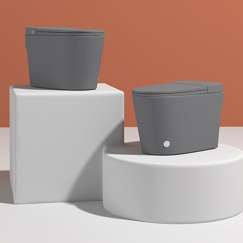 Modern Skirted Toilet Bowl Siphon Jet Toilet with Seat for Bathroom