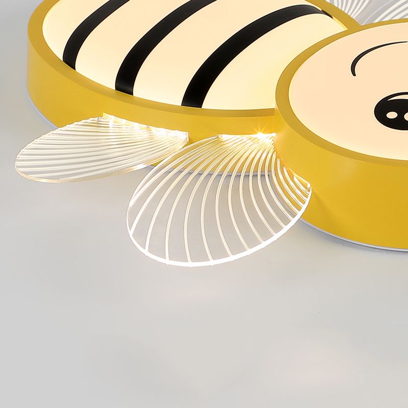 Kinder kreative Bienendecke Licht Schmiedeeisen Deckenbefestigung mit Acrylatschatten