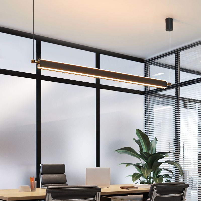 Estilo moderno Shape Shape Island Light Metal 2 Lights Island Light for Office