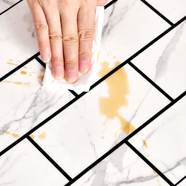 Brick Joint Peel & Stick Tile 12" x 24" Rectangular PVC Wallpaper