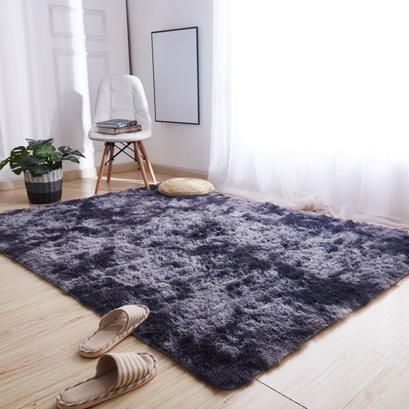 Natürlicher Krawattenfärbem Gemusterter Teppich Multi-Color Fluffy Teppy Anti-Slip Easy Care Teppich für Wohnkultur