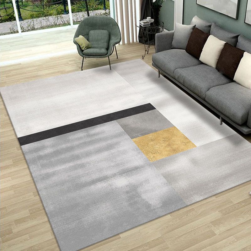 Hellrosa moderner Teppich Color Lump Indoor-Teppich, waschbarer Teppich für die Inneneinrichtung