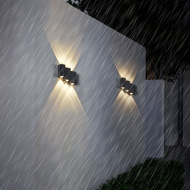 Multi-Light Fold Wall Sconce Lights Contemporary Style Metal Wall Washer Sconce