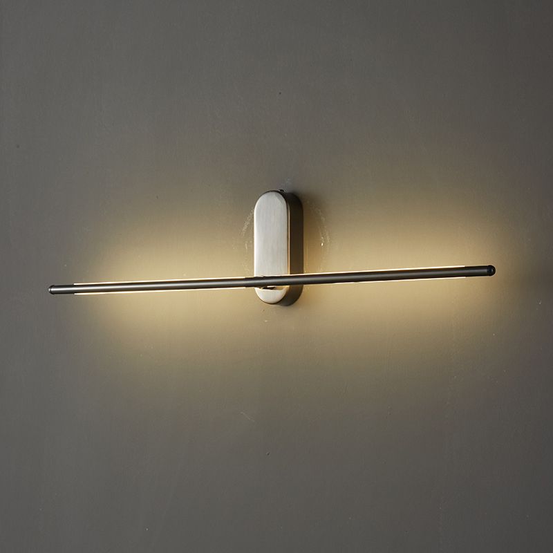 Modern Linear Wall Sconce Light Metal 1-Light Wall Sconce Lighting