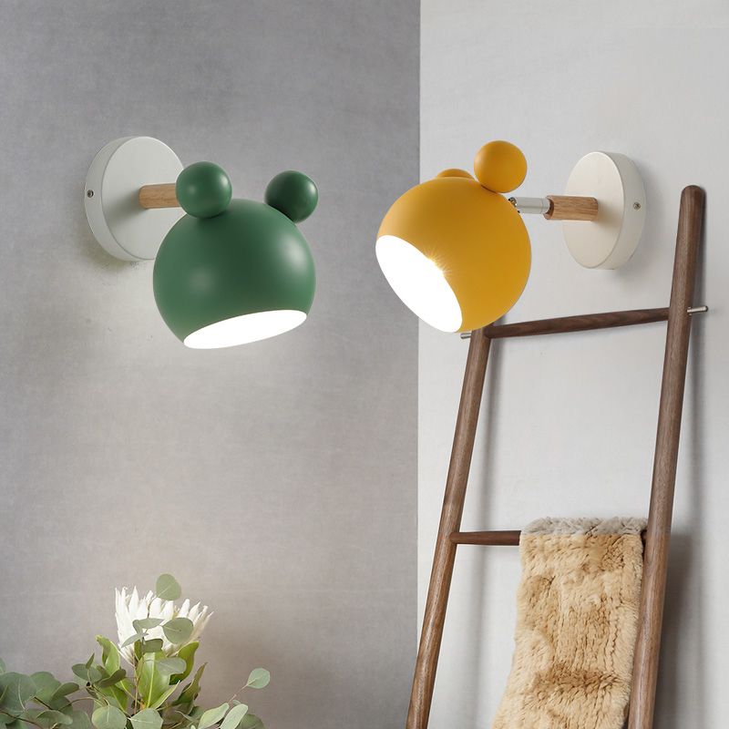 Metall einzigartige Wandleuchten moderne nordische Macarons Einlichtwandmontiertes Licht