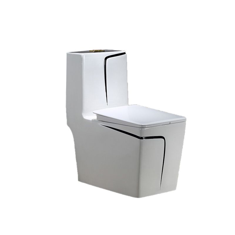 Floor Mounted Porcelain Urine Toilet Traditional Siphon Jet Flush Toilet