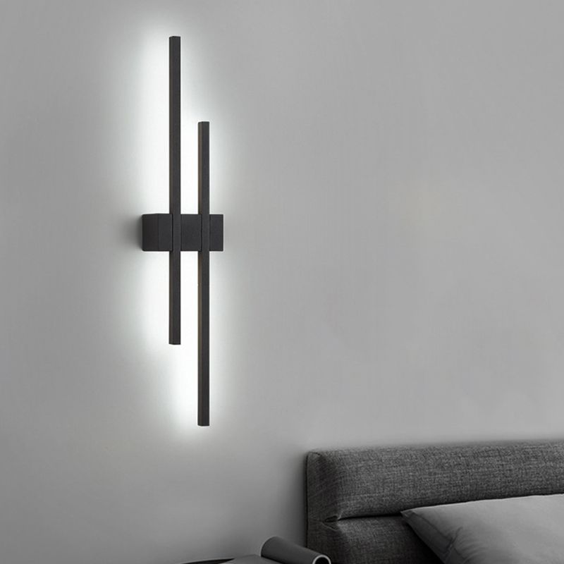 Minimalism Brass Wall Sconce Linear LED Sconce Lighting for Hallway
