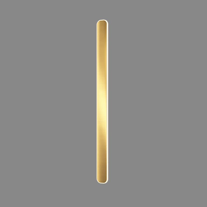 Modern Metal Wall Sconce LED Linear Shape Vanity Lamp with Acrylic Shade for Bathroom