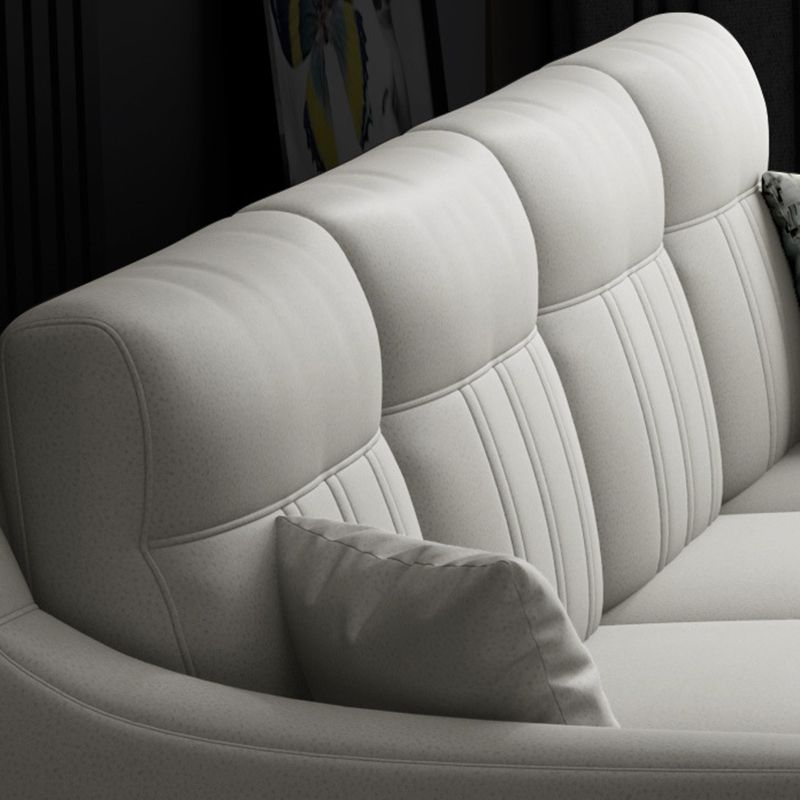 Modernism 4-seater Sectional with Storage Sloped Arm Sectional