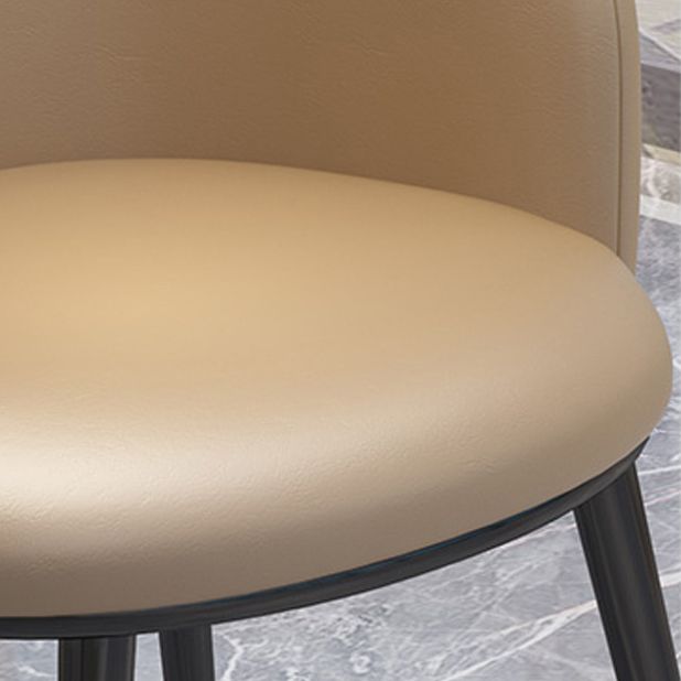 Silla de metal de estilo escandinavo, respaldo sólido, juego de sillas de cocina y comedor