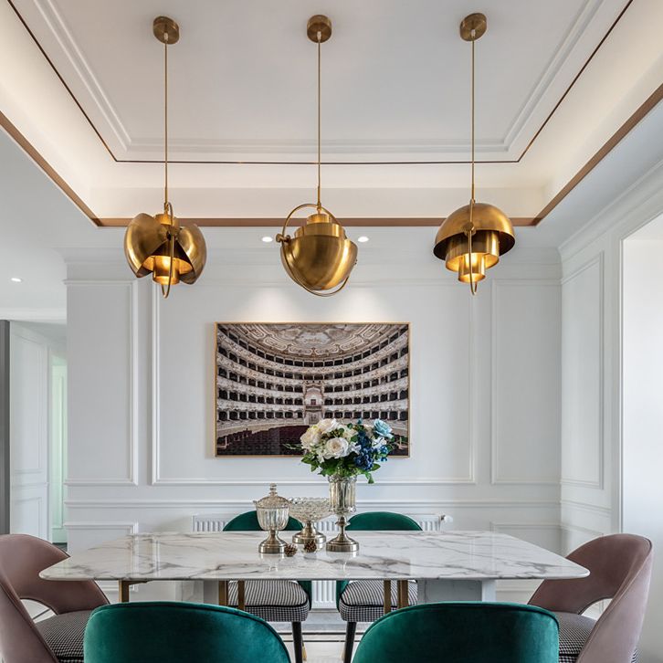 Deformierbares Design kreatives hängendes hanges leichte postmoderne Stil Single Lampe Suspension Anhängerlampe für Schlafzimmer