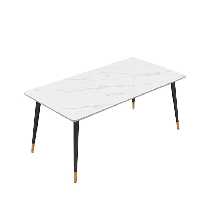 Black Frame Stone Dining Room Table Traditional Luxury Rectangle Dining Table