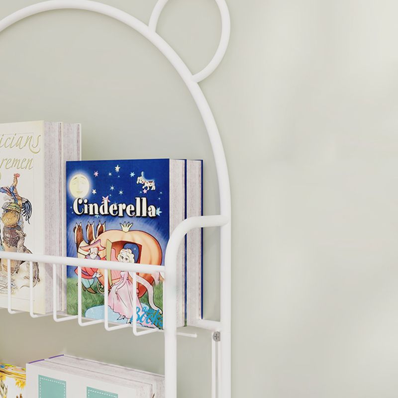 Libreria moderna mobile in metallo in metallo per casa