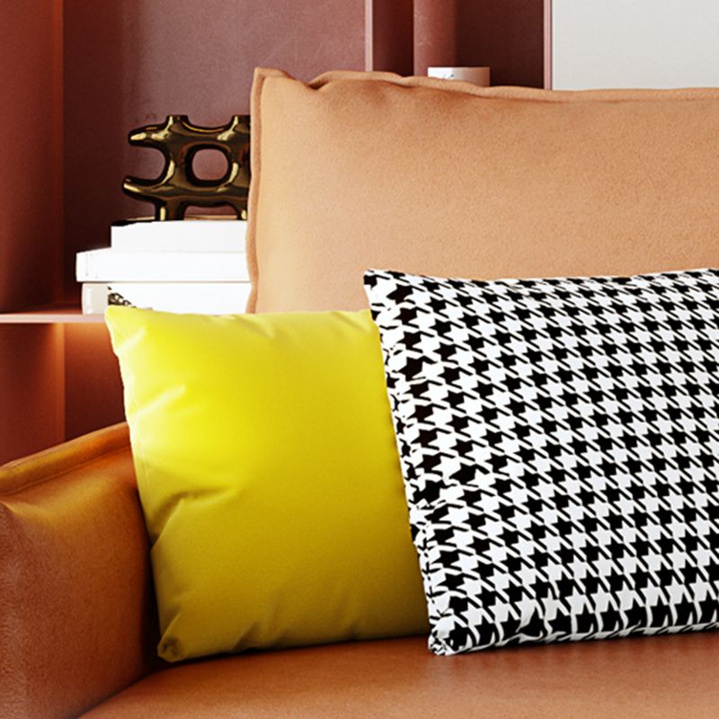 31" Wide Scandinavian Sleeper Sofa Futon Orange Foldable Sleeper Sofa