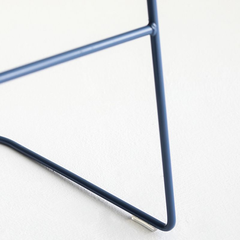 Contemporary Footrest Low Back Barstool Plastic Matte Finish Coffee Shop Stool